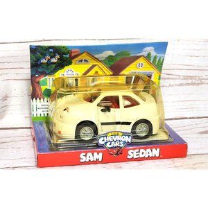 Chevron Cars Sam Sedan Collectible Toy Car - Moving Eyes, Opening Doors & Hood